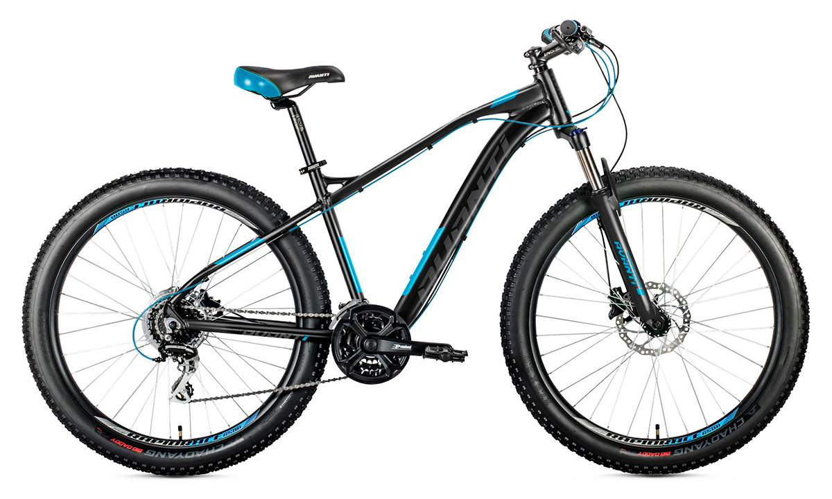 Фотография Велосипед Avanti BOOST 27,5"+ 2021, размер М, Черно-синий
